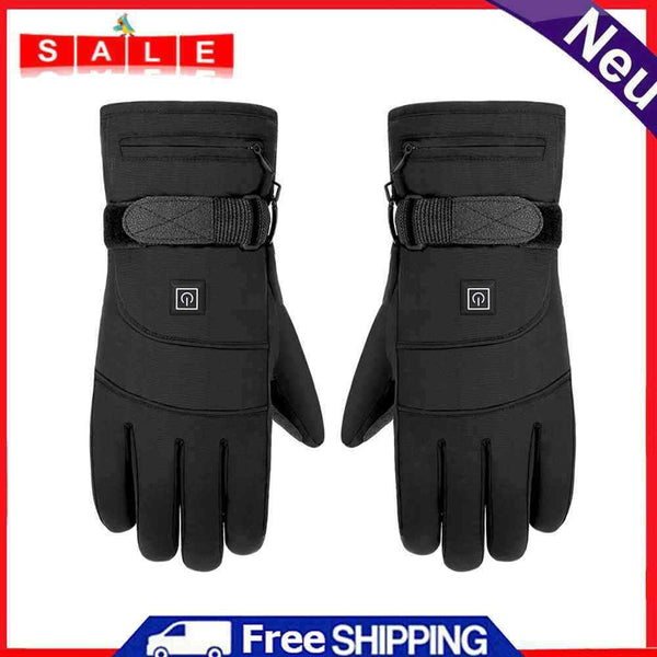 Outdoor Cycling Electric Heated Gloves Hand Warm Thermal Gloves Touch Screen