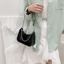 Fashion Women PU Solid Color Chain Shoulder Underarm Bag Ladies Hobos Handbags