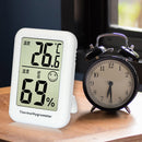 Electric Digital Temperature Humidity Meter Thermometer Hygrometer (White)