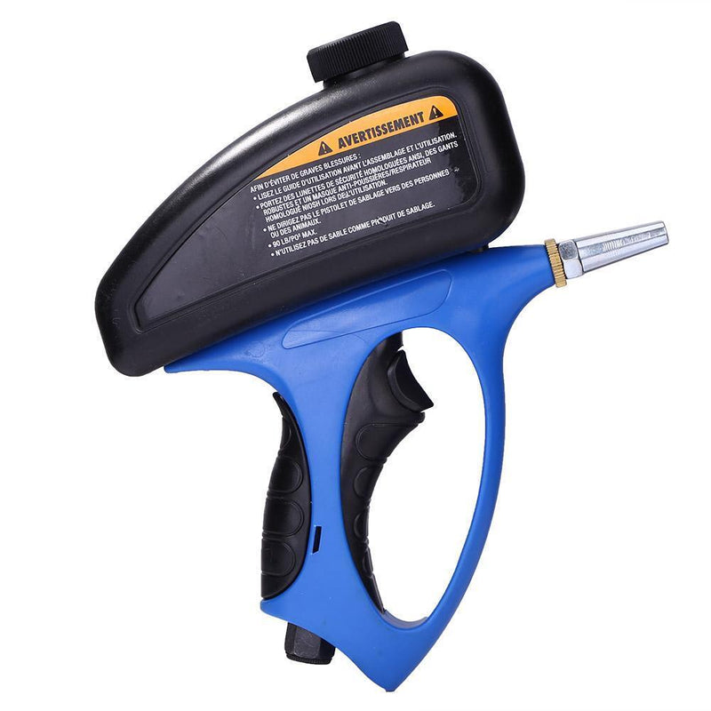 Portable Abrasive Pneumatic Blasting Device Gravity Sandblasting Gun Machin