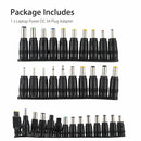 34 Tips Universal Charger Power Supply Adapter Plug Jack Kit For Laptop Notebook