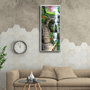 Landscape Full Round Drill Mosaic DIY Wall Art Picture of Rhinestone Decoration
