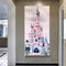 Rainbow Castle Oil Paint By Numbers Kit Canvas DIY Picture Hand Painted Wall Art