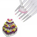 7Pcs Cake Decorating Pen Brush Icing Pastry Fondant Painting Tools V3W8