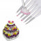 7Pcs Cake Decorating Pen Brush Icing Pastry Fondant Painting Tools V3W8
