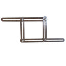 Stainless Steel Four Folding Ruler Measure Angle Four-Sided Protractor Tool