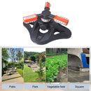 360 Rotating Grass Lawn Water Sprinkler 3 Arms Nozzles Garden Irrigation To