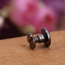 20pcs Copper Leather Craft Belt Wallet Solid Brass Nail Rivets Screws(5) Newly