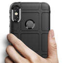 Drop-Proof Soft TPU Shell Cover Case for Moto P30 Note Protector (Black)