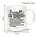 DIY Customized Ceramic Cup Grandma Print Coffee Breakfast Unique Tea Mug