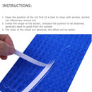 Bike Bicycle Cycling Motorcycle Wheel Tire Tyre Reflective Stickers(Blue)