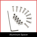 1Set /9pcs 6x6x3mm Aluminum Spacer With 9pcs M3 Screws And Wrench As Gift