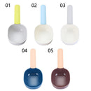 Color Cat Supplies Pet Feeders Feeding Scoop Sealing Bag Clip Dog Food Shovel