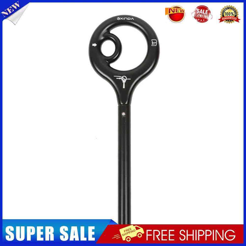 150kg Descender Climbing 9-Ring Downhill Rappelling Equipment (Black)