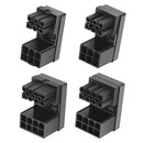 ATX 6Pin Female to 6Pin Male 180 Degree Power Adapter for Desktops GPU (B)