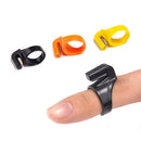 Plastic Thimble Sewing Ring Thread Cutter Finger Blade Needle Sewing Craft