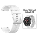 22mm Silicone Wrist Strap Band w/Buckle for Amazfit GTR 47mm (White) Newly