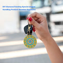 4pcs DIY Special-Shaped Diamond Painting Bag Pendant Mandala Keychains Pendant
