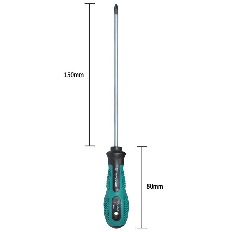 Insulated PP Handle Screwdrivers Electrician's Screw Driver (150mm/Cross) Newly