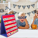 Flashcard Tabletop Pocket Chart Cards Holder Teaching Pocket Double-Sided