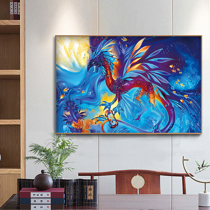 5D Pterodactyl Diamond Painting Special Shape Rhinestone Partial