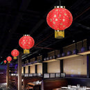 Waterproof Blessing 10 inch Chinese Tassel Lanterns Festival Decor (4pcs) Newly