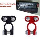 2Pcs Universal Black Red Car Battery Terminals Clamp Connectorl Flexibi T9H2