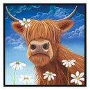 Full Cross Stitch Eco-cotton Thread 11CT DIY Handmade Art Stamped Cattle Kit