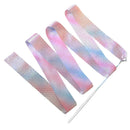 Flashing Glitter Dance Ribbon Gymnastics Ballet Twirling Stick (2m White) Newly