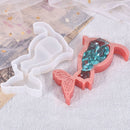 Key Ring Keychain Mold Silicone Mould Hanging Pendant Quicksand Shaker Mold