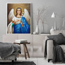 Angel Drawing Frameless DIY Oil Paint by Numbers Canvas Home Decoration Kit