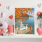 Frameless Oil Paint By Numbers Lake Scene DIY Canvas Picture Craft Kit