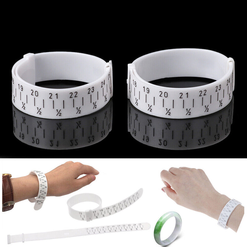Wrist Bangle Bracelet Sizer Gauge Measures Size 15-25cm Metal Jewelry Tools