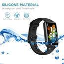 Silicone Strap for Huawei Band 7 Watch Bracelet Wrist Watchband (Black)