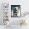 Oil Paint By Numbers Boat Frameless Picture Craft Kit for Home Living Room