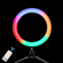 Live Streaming Tripod Stand Ring Video Light Kit 10.2 inch 26cm Selfie Lamp