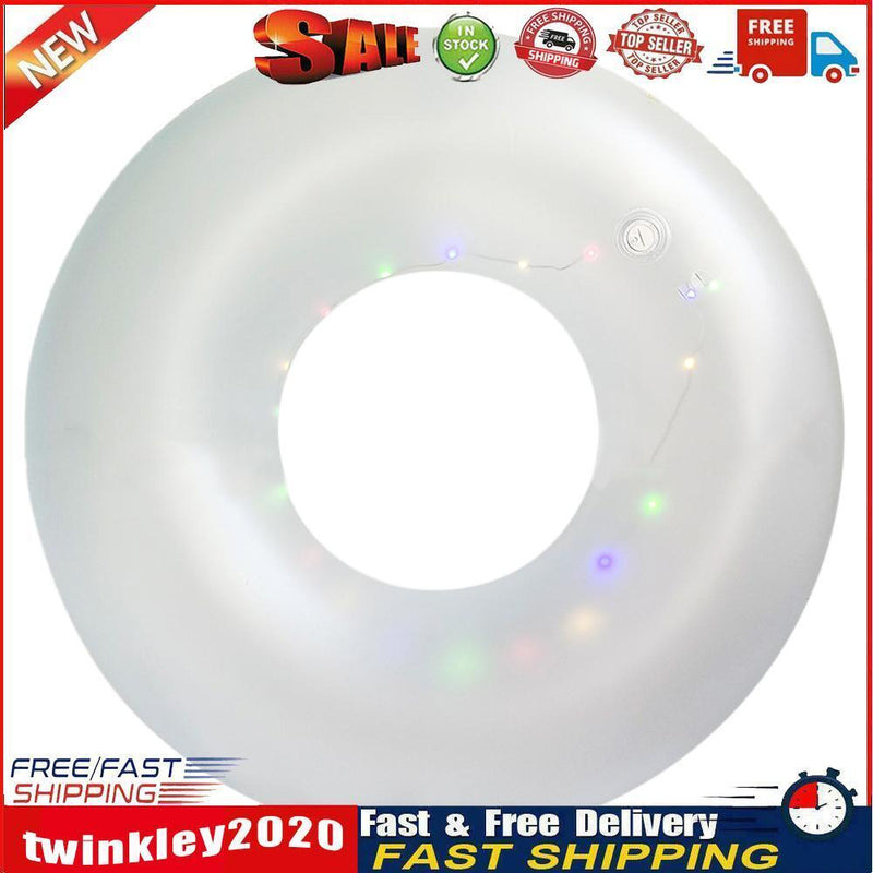 Illuminated Multi-Color Inflatable LED Flashing Swimming Pool Ring Summer Newly