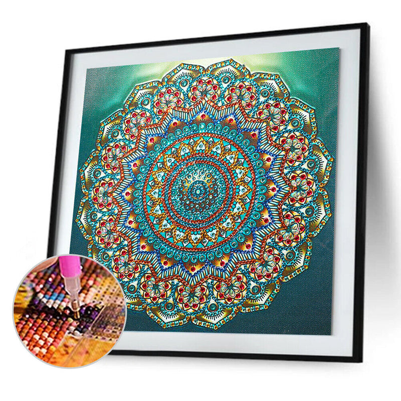 5D DIY Partial Special Shaped Drill Diamond Painting Mandala Decor (YK187)