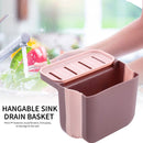 Kitchen Sink Strainer Basket Retractable Sink Hanging Organizer Kit (Pink) Newly