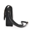 Retro Women Messenger Crossbody Handbag PU Simple Mini Shoulder Bag/Black