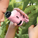 #A Mini Pocket Microscope Kit 60X-120X Handheld Microscope Equipment with Light