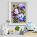 5D DIY Diamond Painting Kits Full Square Drill Iris Mosaic Picture Wall Decor