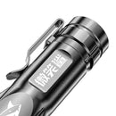 USB Rechargeable LED Beads Flashlight Portable Torch w/ Built-in Battery