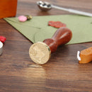 Retro Envelope Wax Seal Stamps Wooden Handle Sealing Wax DIY Crafts (F250) Newly