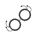 Matching Distance Black Bracelet Men Women Girlfriend Lovers Boyfriend Beads