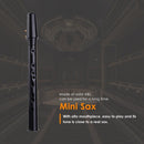 Alto Mouthpiece Mini Bb Sax Pocket Saxophone with 2 Reeds Woodwind Instrument