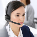 Traffic Headset with Mic Service Headphone Telephone Wired Phone Headset Newly