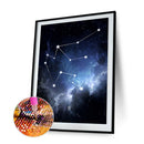 5D DIY Full Round Drill Diamond Paint 12 Constellation Mosaic Rhinestone Draw