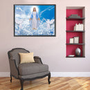 5D Diamond Painting Kit Jesus Shines Full Round Drill DIY Crafts Mosaic Picture