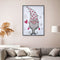 5D Diamond Painting DIY Rhinestone Special Shaped Love Heart Gnome Pictures Kit